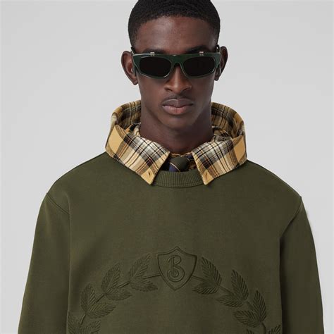 burberry sweatshirt green|burberry sweatshirt men's price.